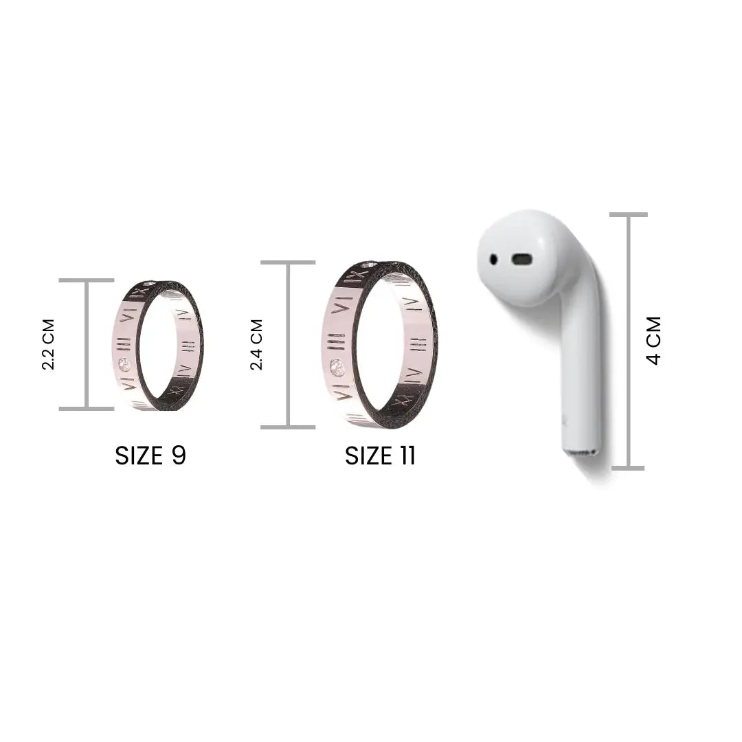 Roman Angels Silver Band