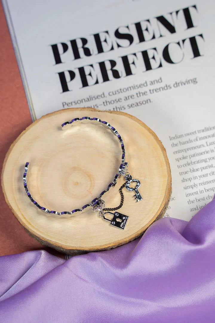 Romantic Lock & Key Bracelet - Salty Accessories