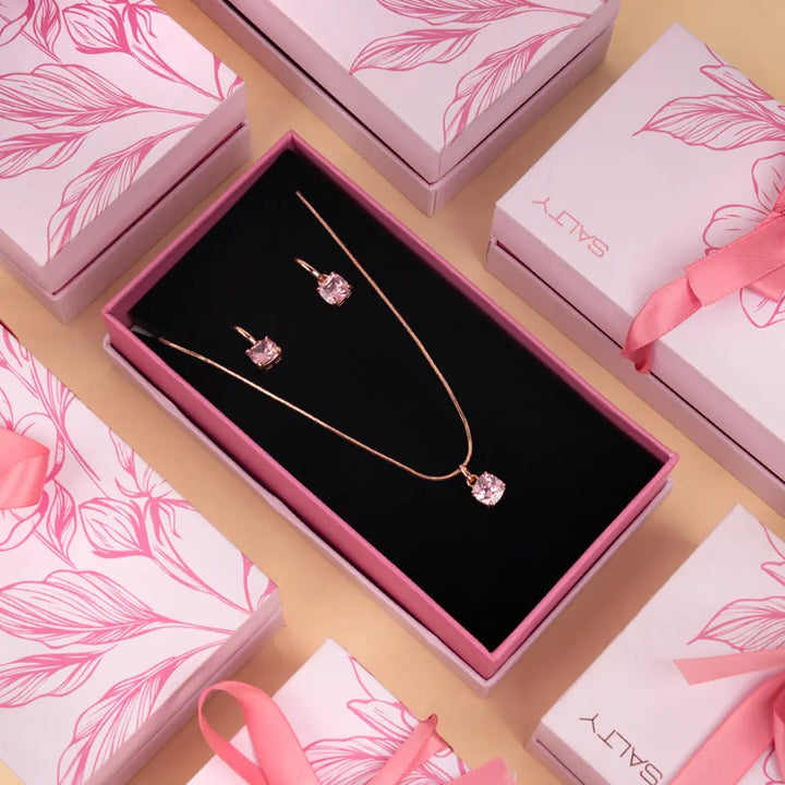 Rose Glow Duo Jewellery Set | Salty