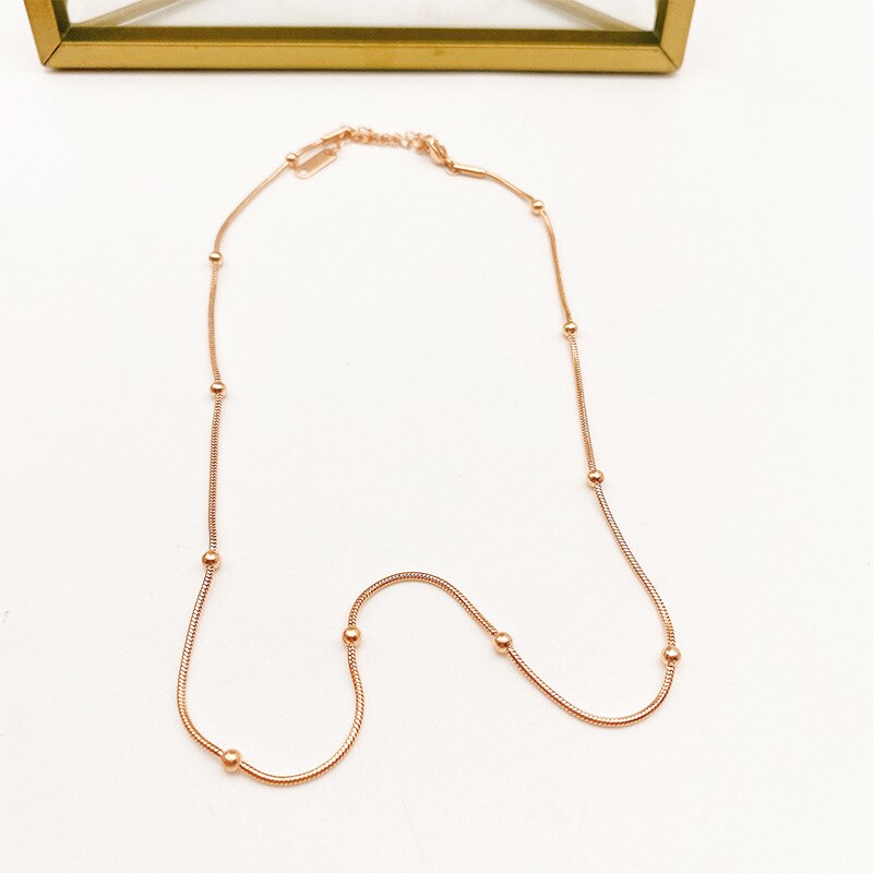 Rose Gold Simplicity Chain - Salty Accessories
