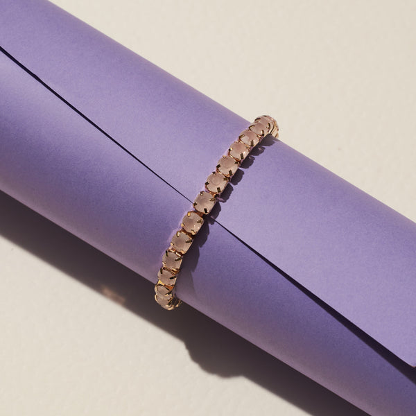 Rose Tint Stretchable Tennis Band