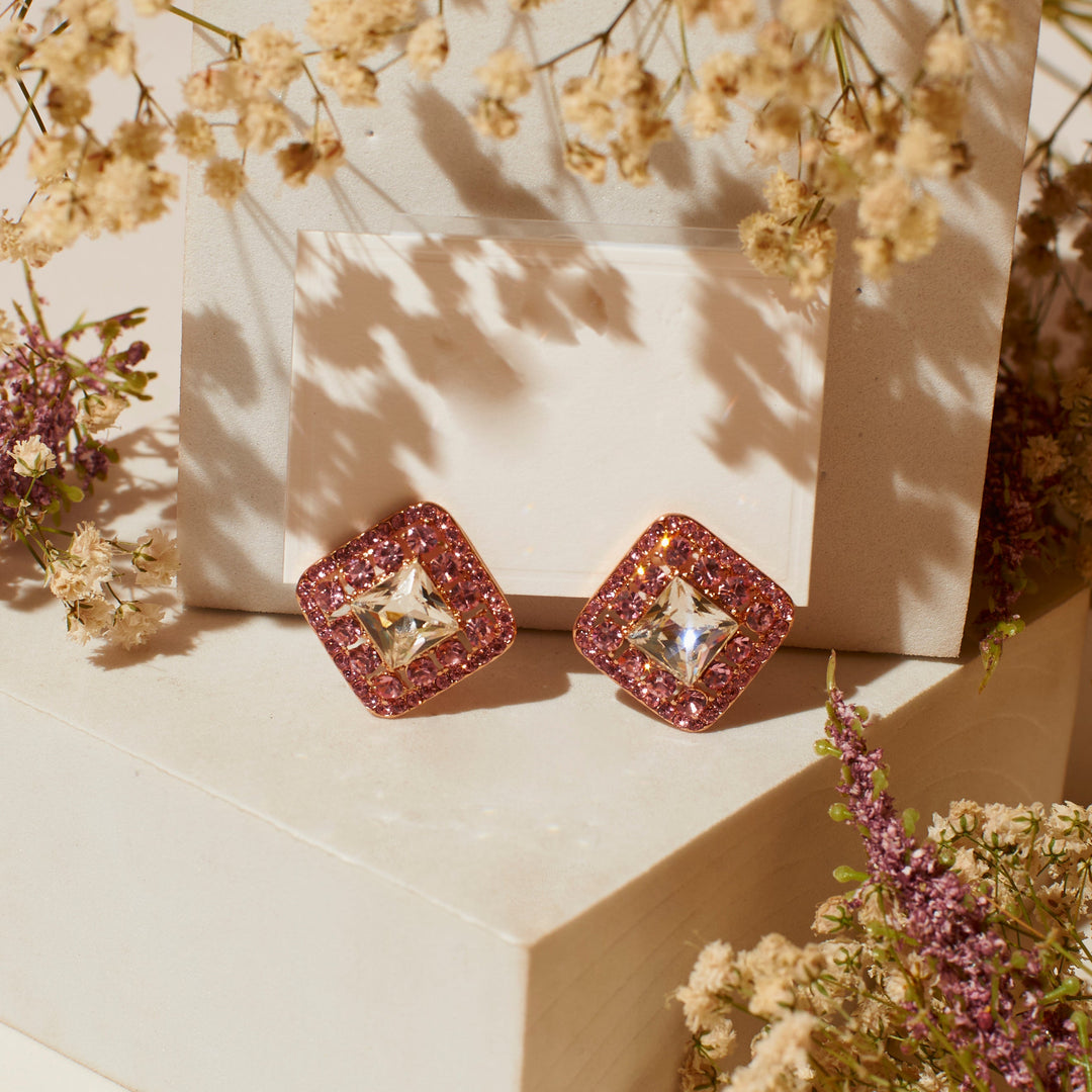 Rosette Radiance Studs - Salty Accessories