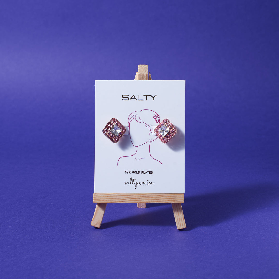 Rosette Radiance Studs - Salty Accessories