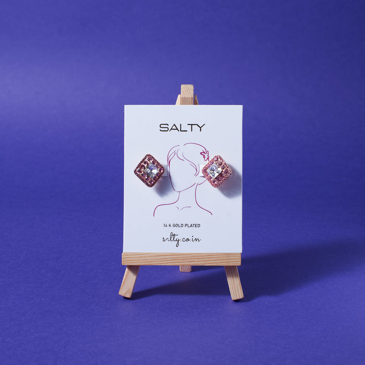 Rosette Radiance Studs - Salty Accessories