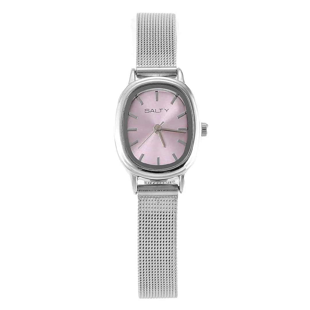 Mauve Dial Timeless Watch - Salty Accessories