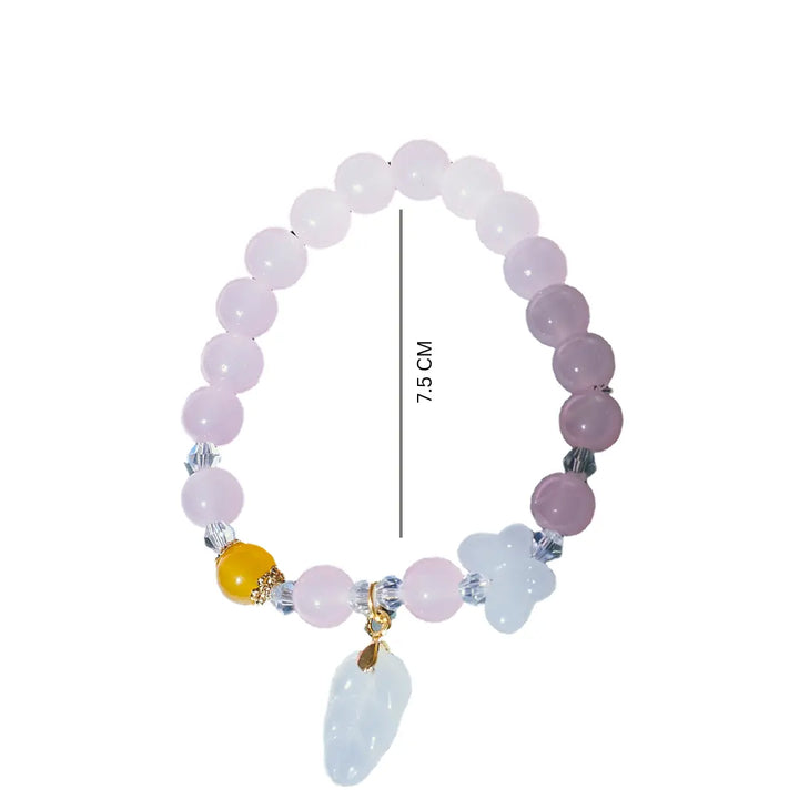 Rosy Healing Beaded Bracelet - Salty Accessories