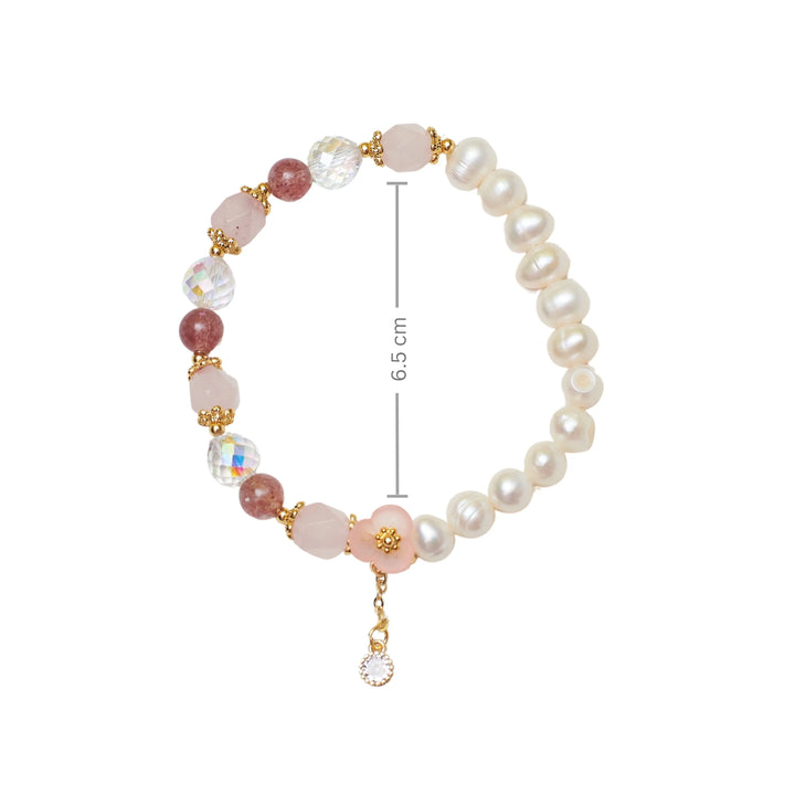 Rosy Love Affair Beaded Band - Salty Accessories