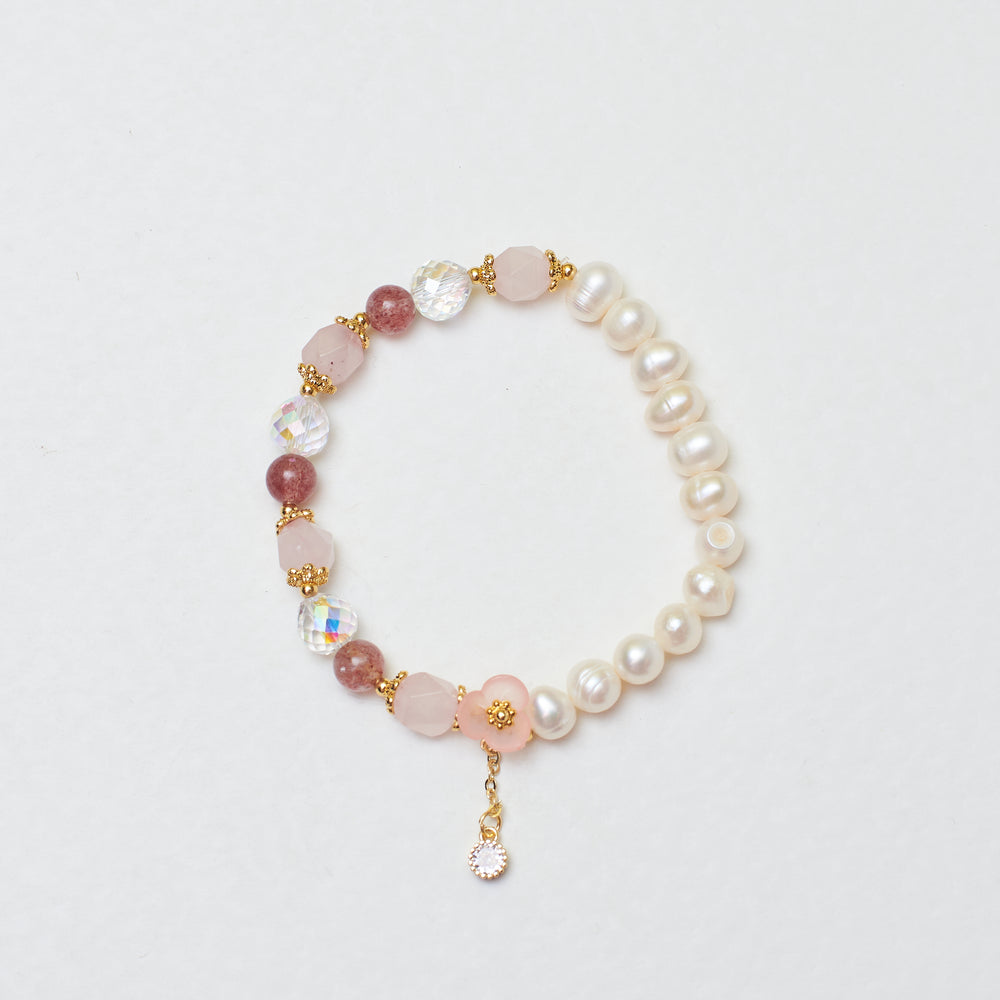 Rosy Love Affair Beaded Band Salty