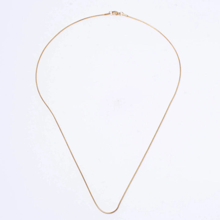 Round Snake Gold Chain | Salty