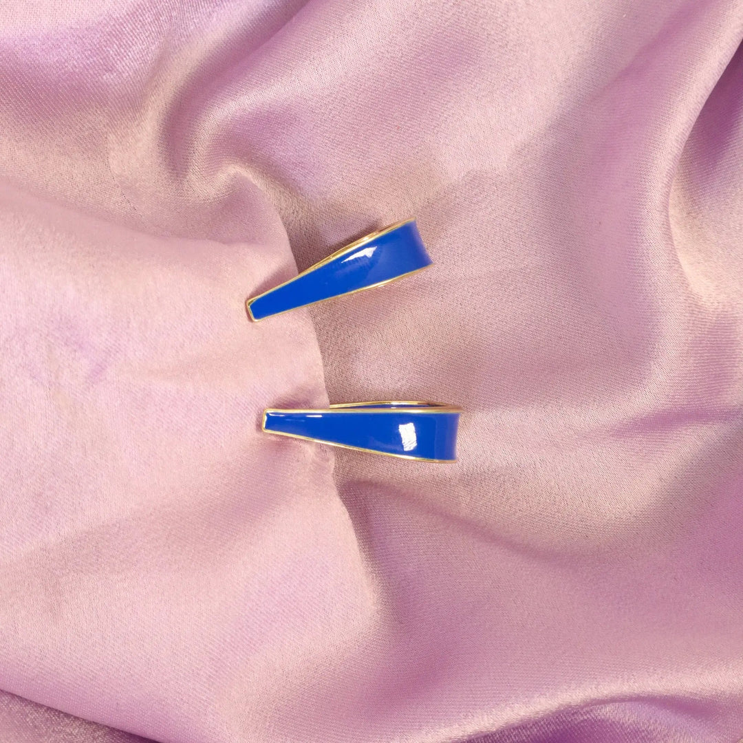 Royal Curved Hoops - Salty Accessories