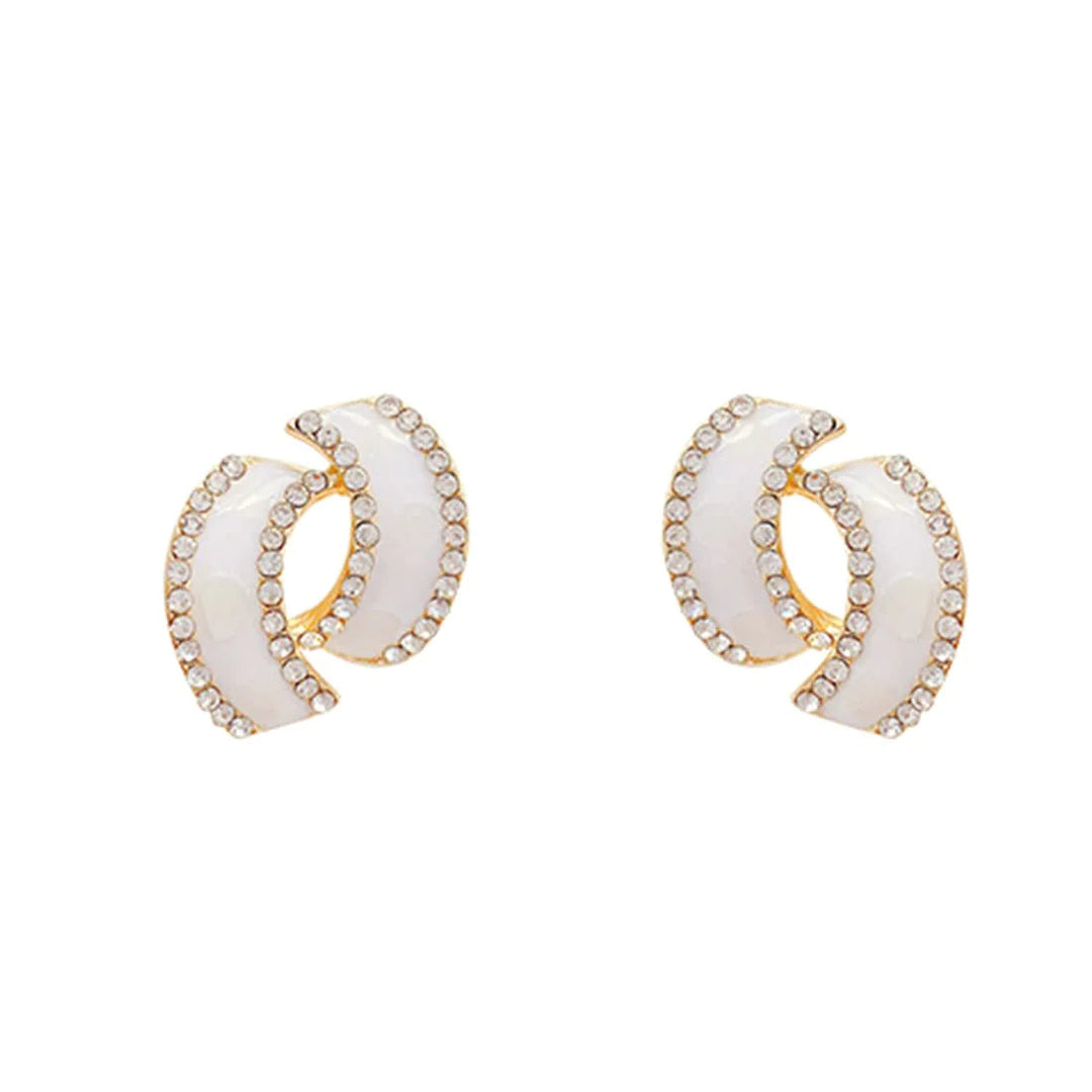 Royal Grace  Stud Earrings - Salty Accessories