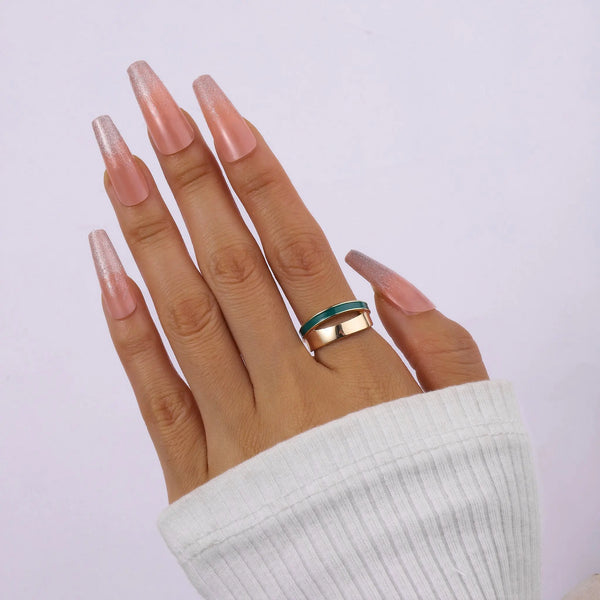 Rumi Enamel Gold Ring