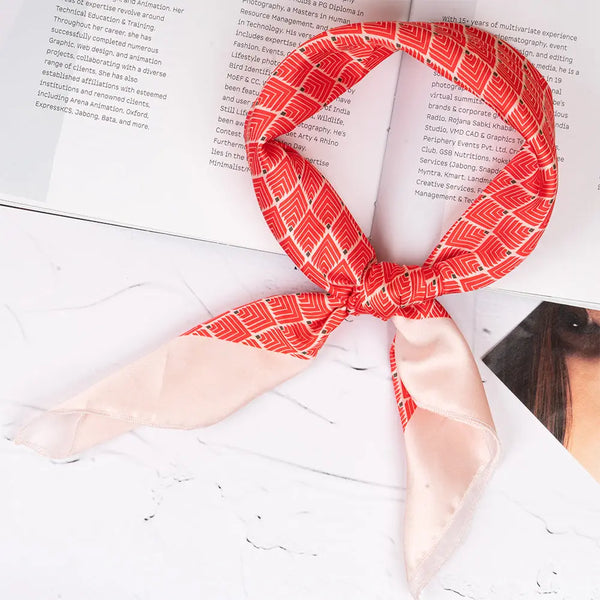Rust Geo Heritage Scarf