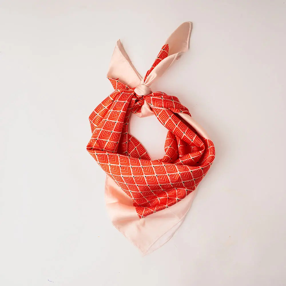 Rust Geo Heritage Scarf | Salty