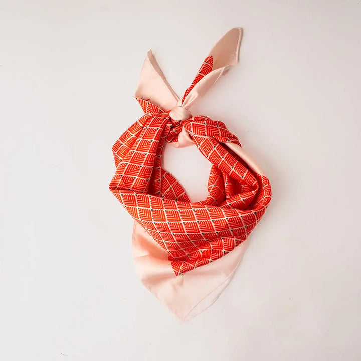 Rust Geo Heritage Scarf | Salty