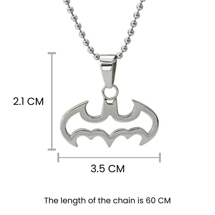 Bruce Wayne Silver Pendant