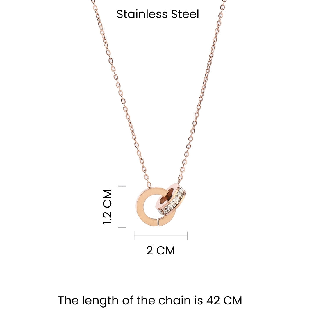 Interlooped Together Forever Necklace - Salty Accessories