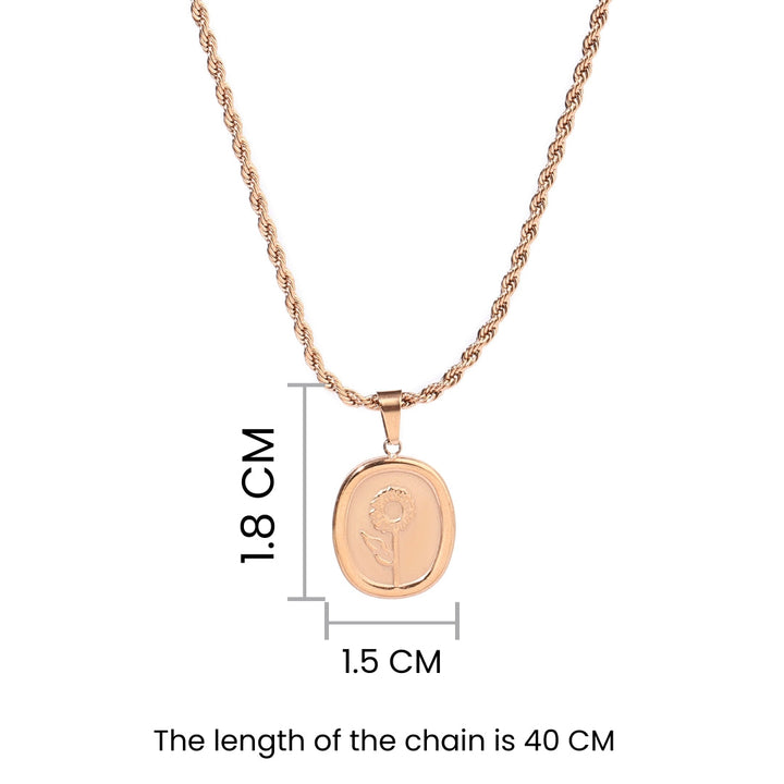 Beloved Bloom Rose Gold Necklace - Salty Accessories