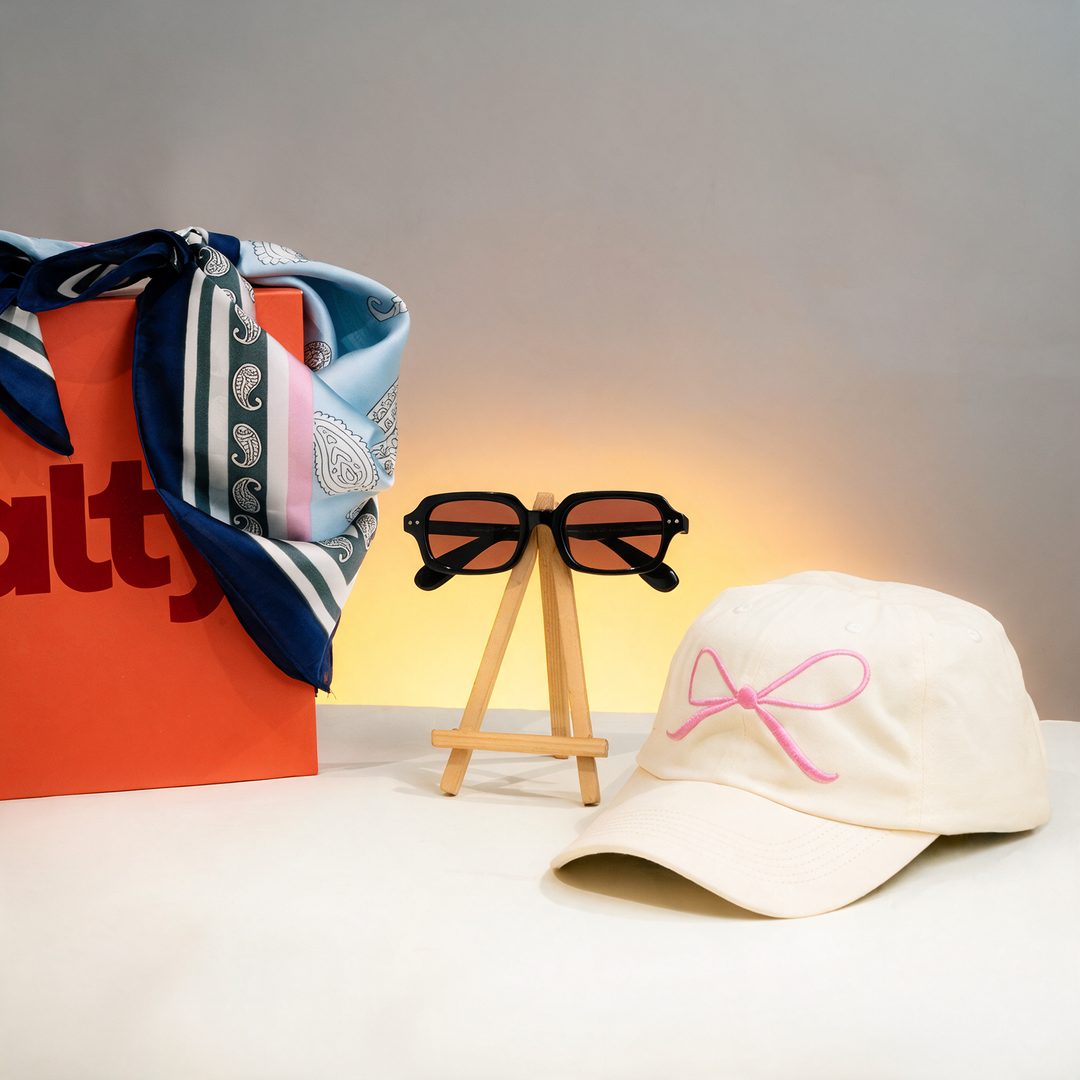 Cap Shades Scarf Style Gift Box