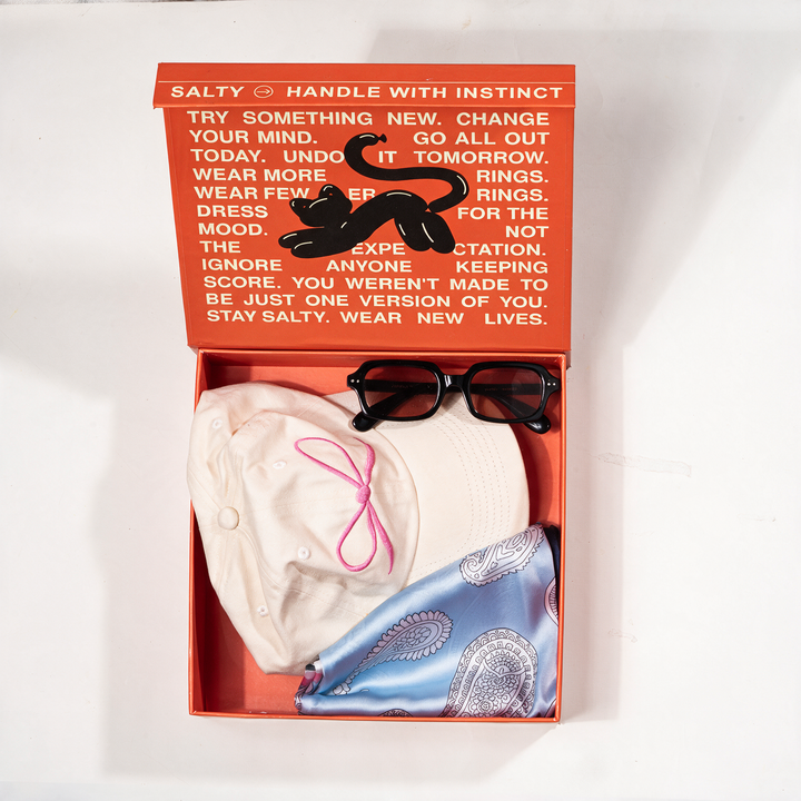 Cap Shades Scarf Style Gift Box