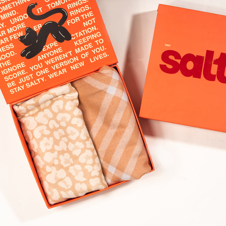 Matching Scarves For Two Gift Box