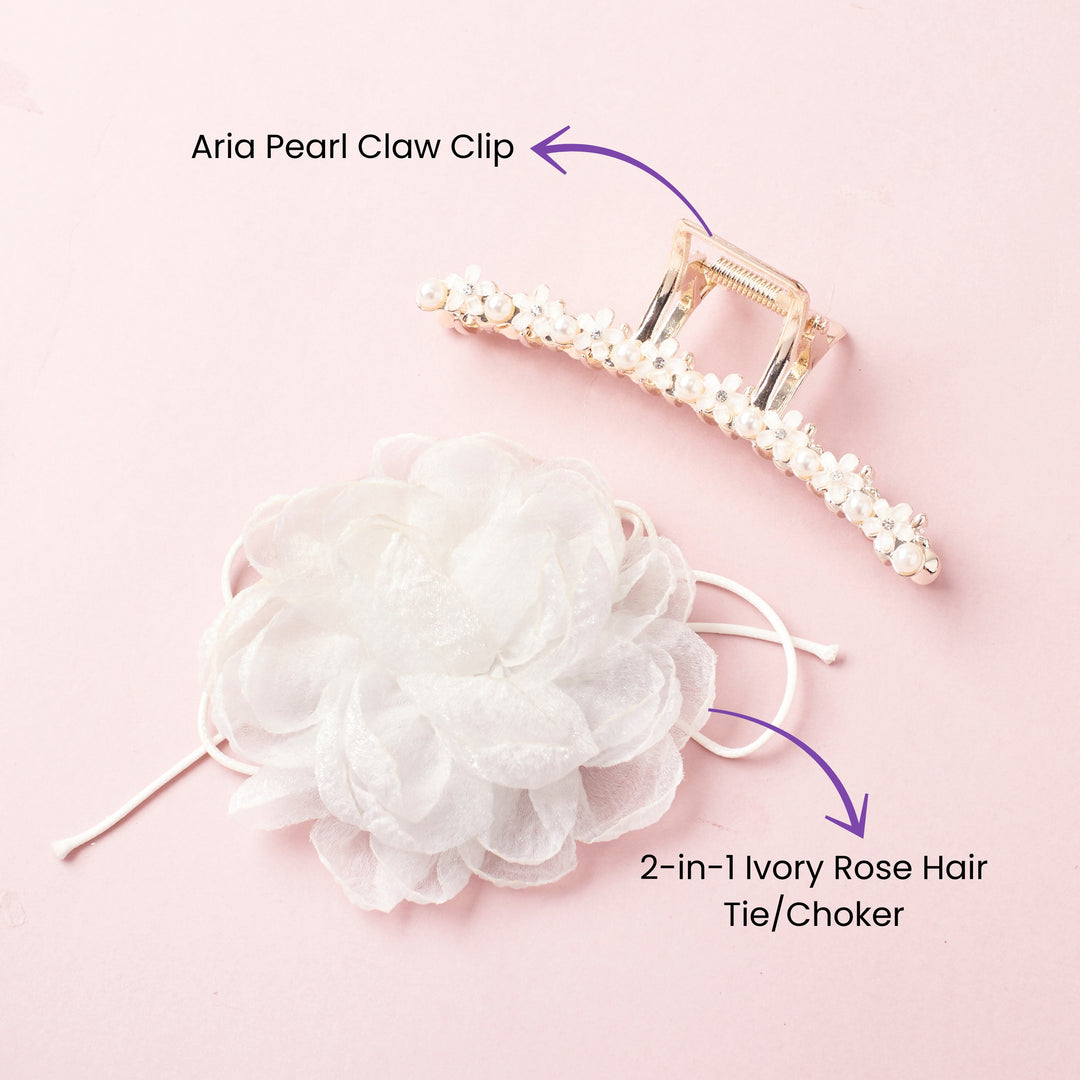 Cloud Nine Chic Hair Tie and Pin Combo