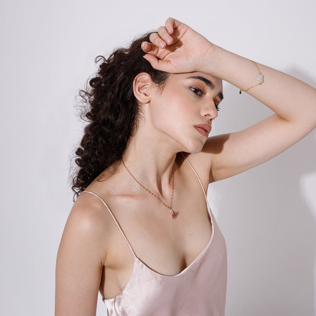 Cupid’s Conspiracy Hair Accessory,Bracelet and Necklace Combo