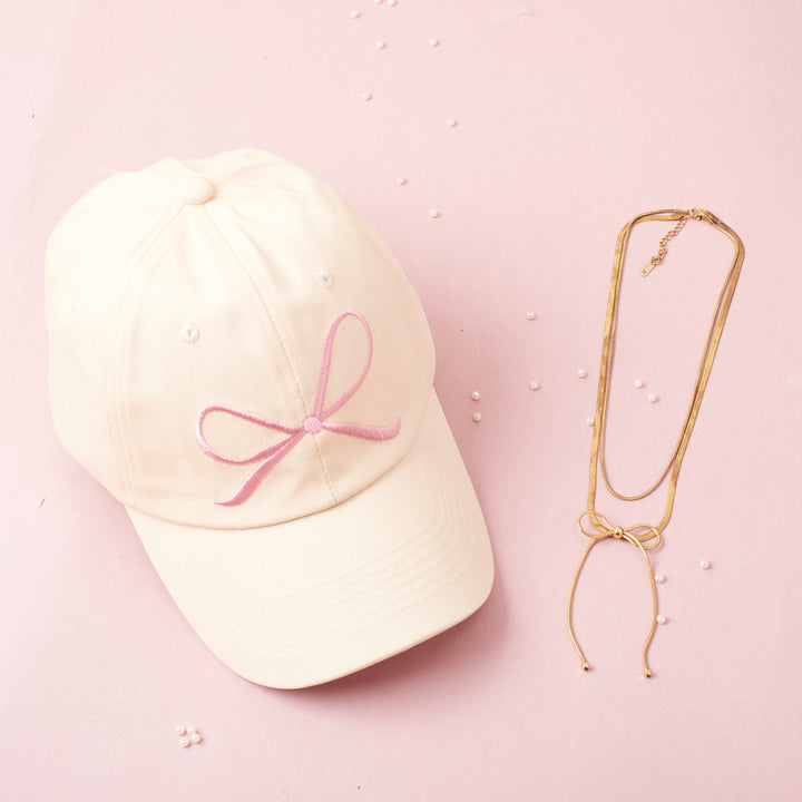 Ribbon Rebels Cap and Neckalce Set