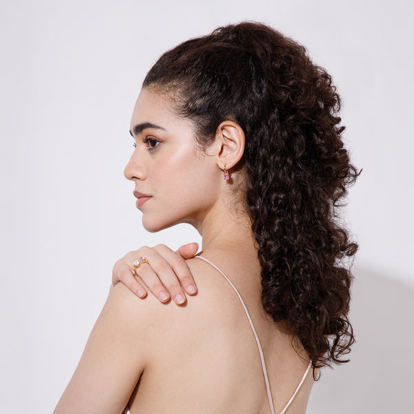 Flirty Felon Pink Earrings and Ring Combo