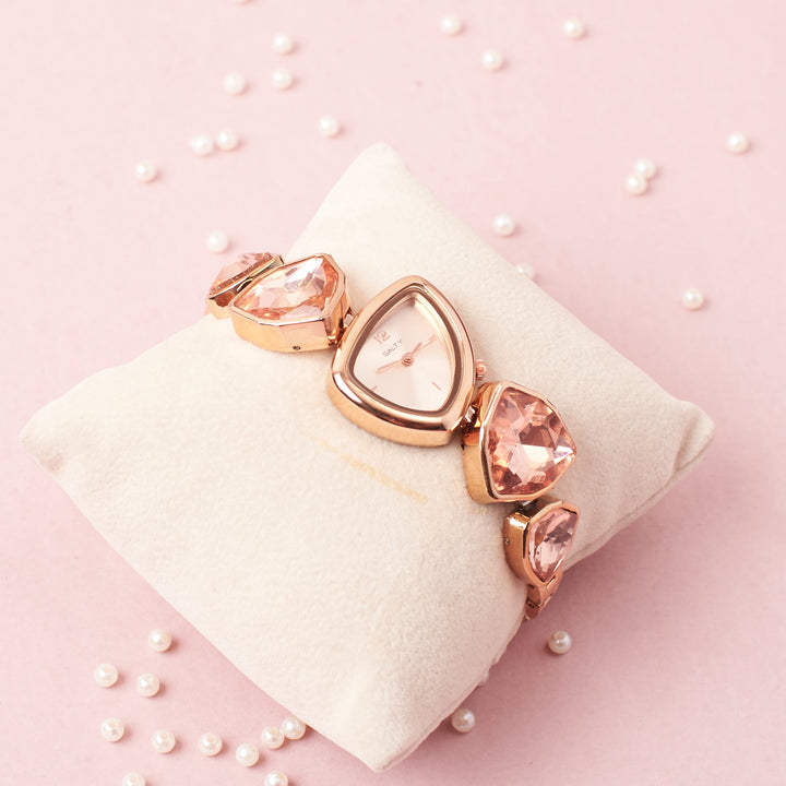 Rosé Romance Watch and Bracelet Duo
