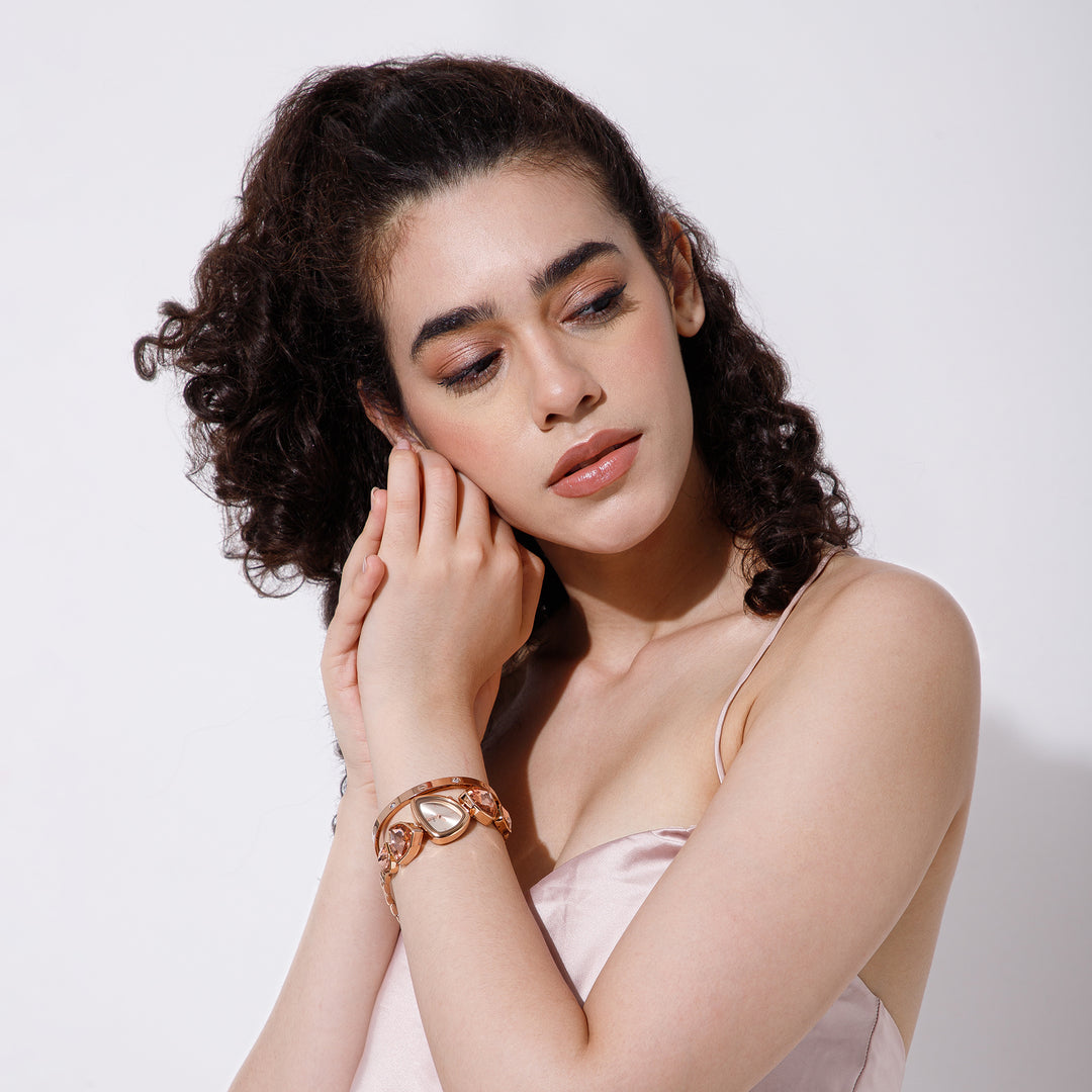 Rosé Romance Watch and Bracelet Duo