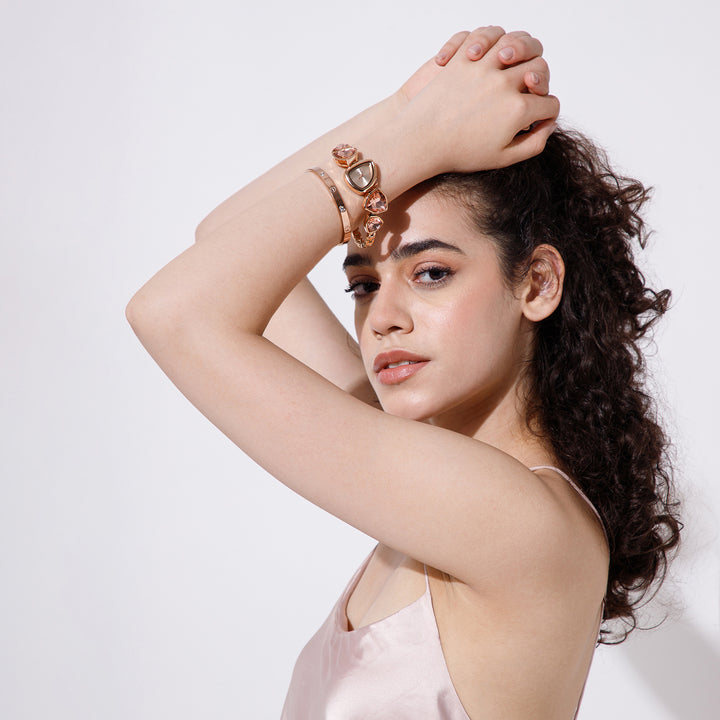Rosé Romance Watch and Bracelet Duo