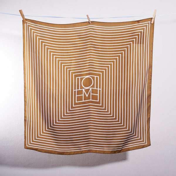 Bronze "TOTEME" Neck Scarf