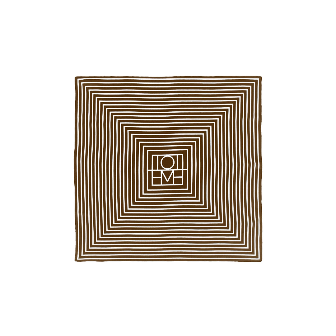 Bronze "TOTEME" Neck Scarf