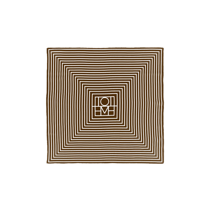 Bronze "TOTEME" Neck Scarf