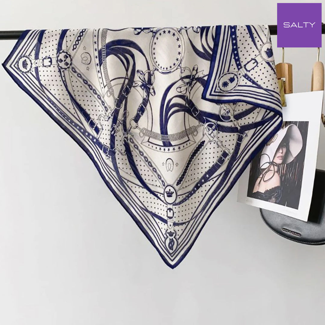 Deep Blue Tube Scarf For women
