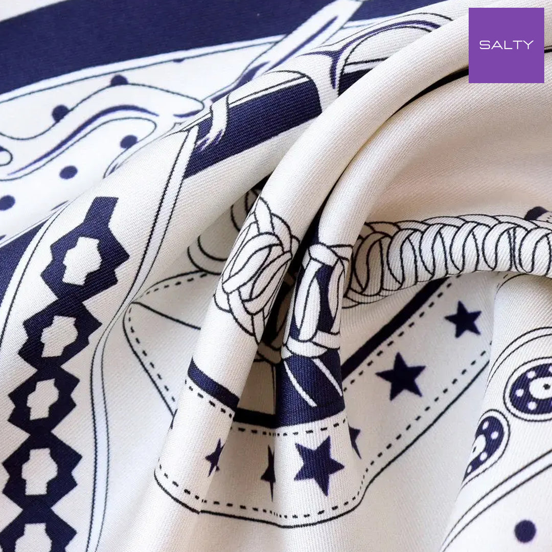 Deep Blue Tube Scarf For women