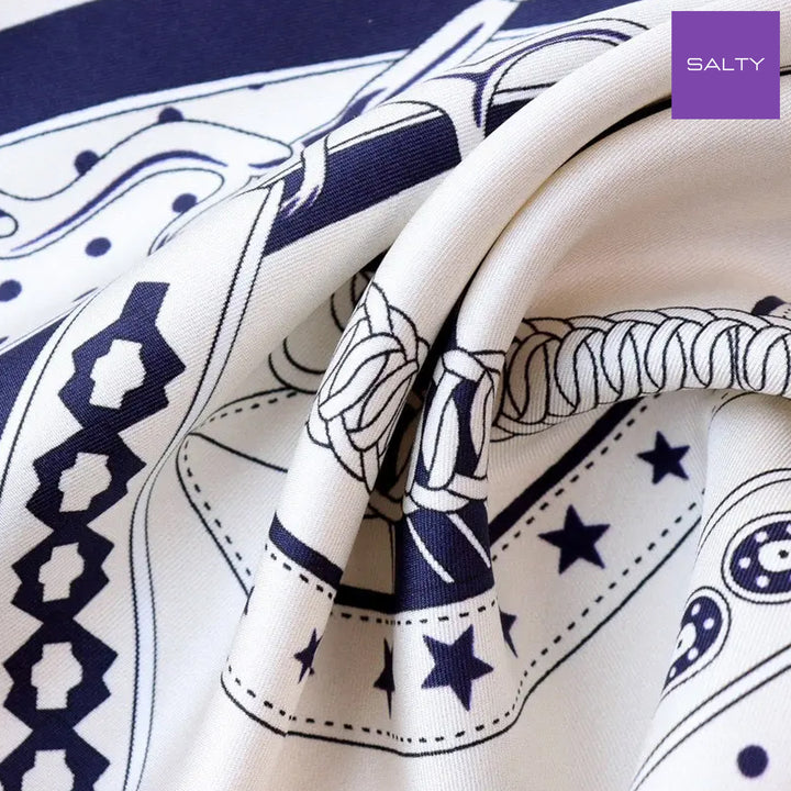 Deep Blue Tube Scarf For women