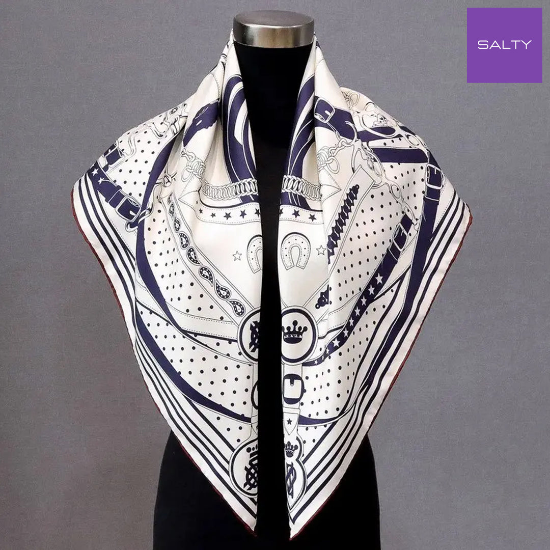 Deep Blue Tube Scarf For women