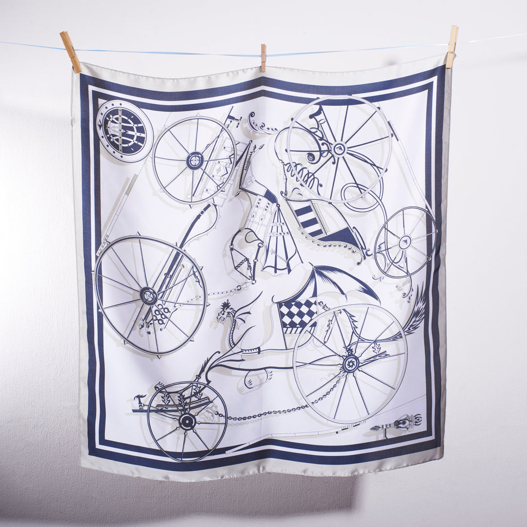 Aesthetic Silk Head Bandana For Women