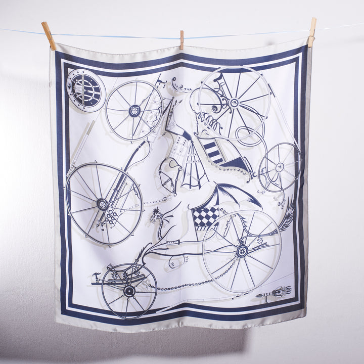 Aesthetic Silk Head Bandana For Women