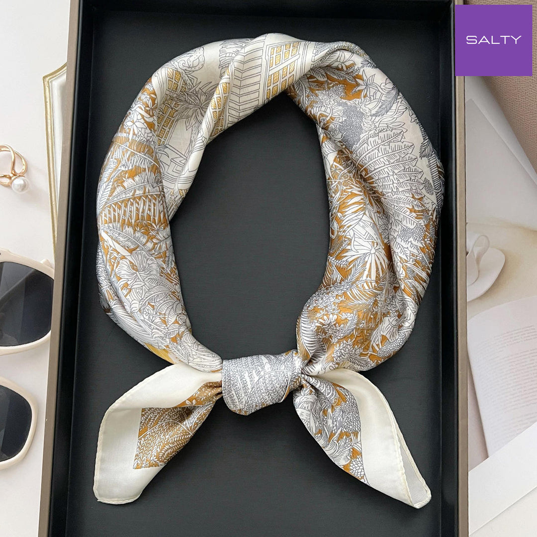 Summer Polka Dot Scarf