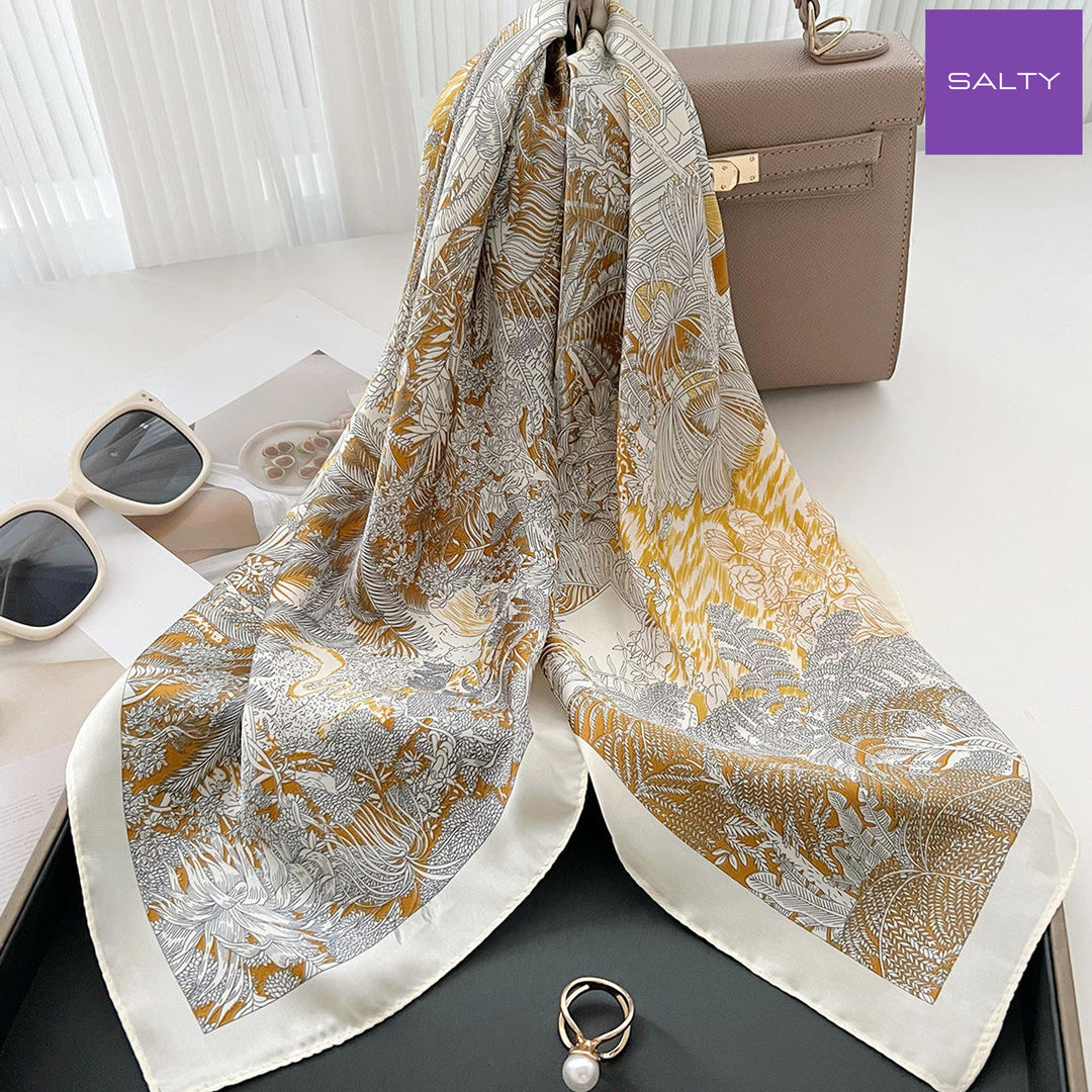 Summer Polka Dot Scarf