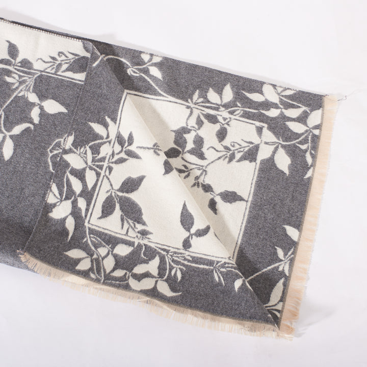 Winter Vine Reversible Shawl