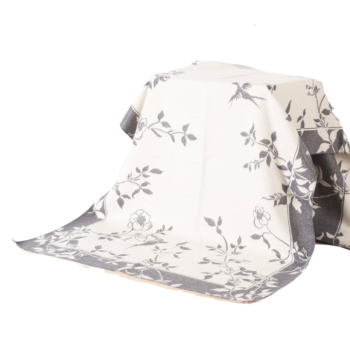 Winter Vine Reversible Shawl