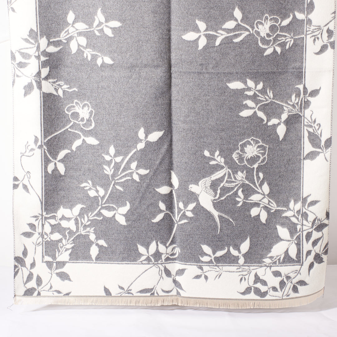 Winter Vine Reversible Shawl