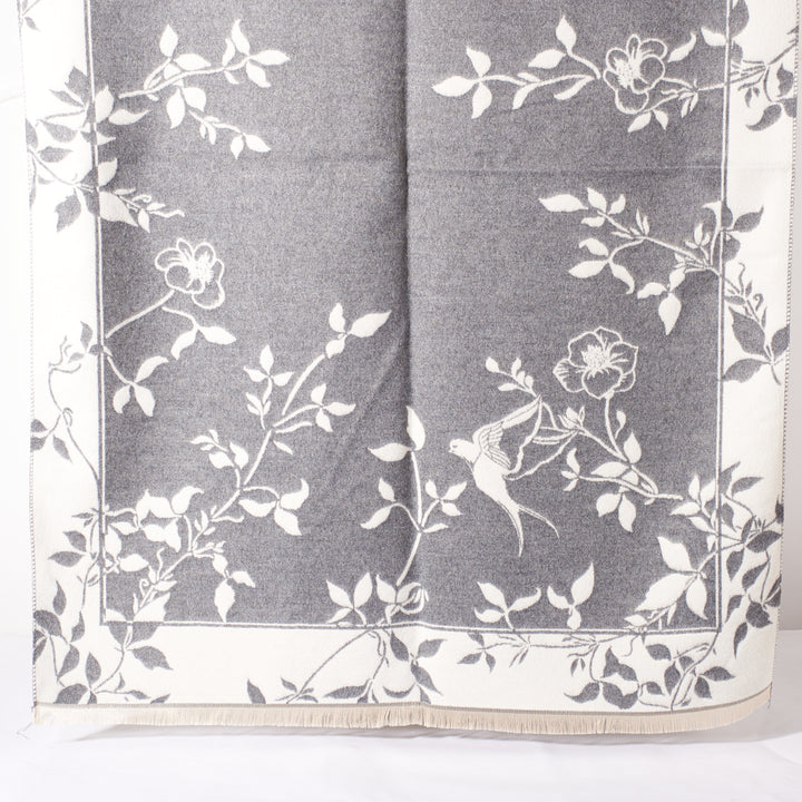 Winter Vine Reversible Shawl