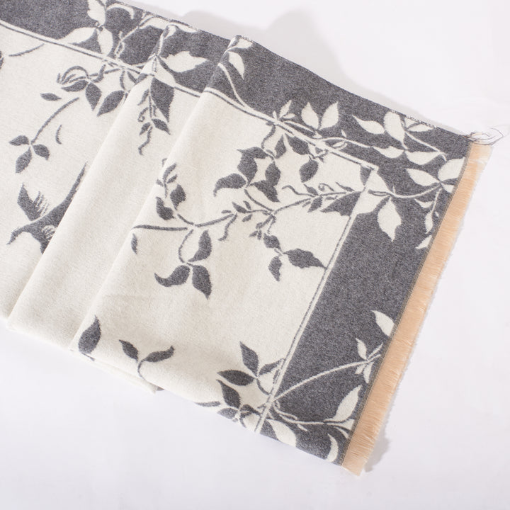 Winter Vine Reversible Shawl