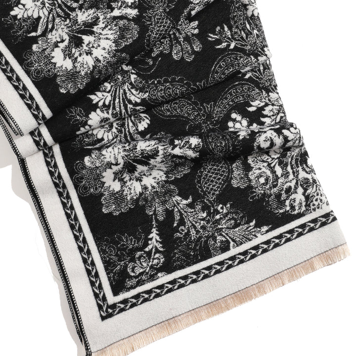 Midnight Bloom Shawl