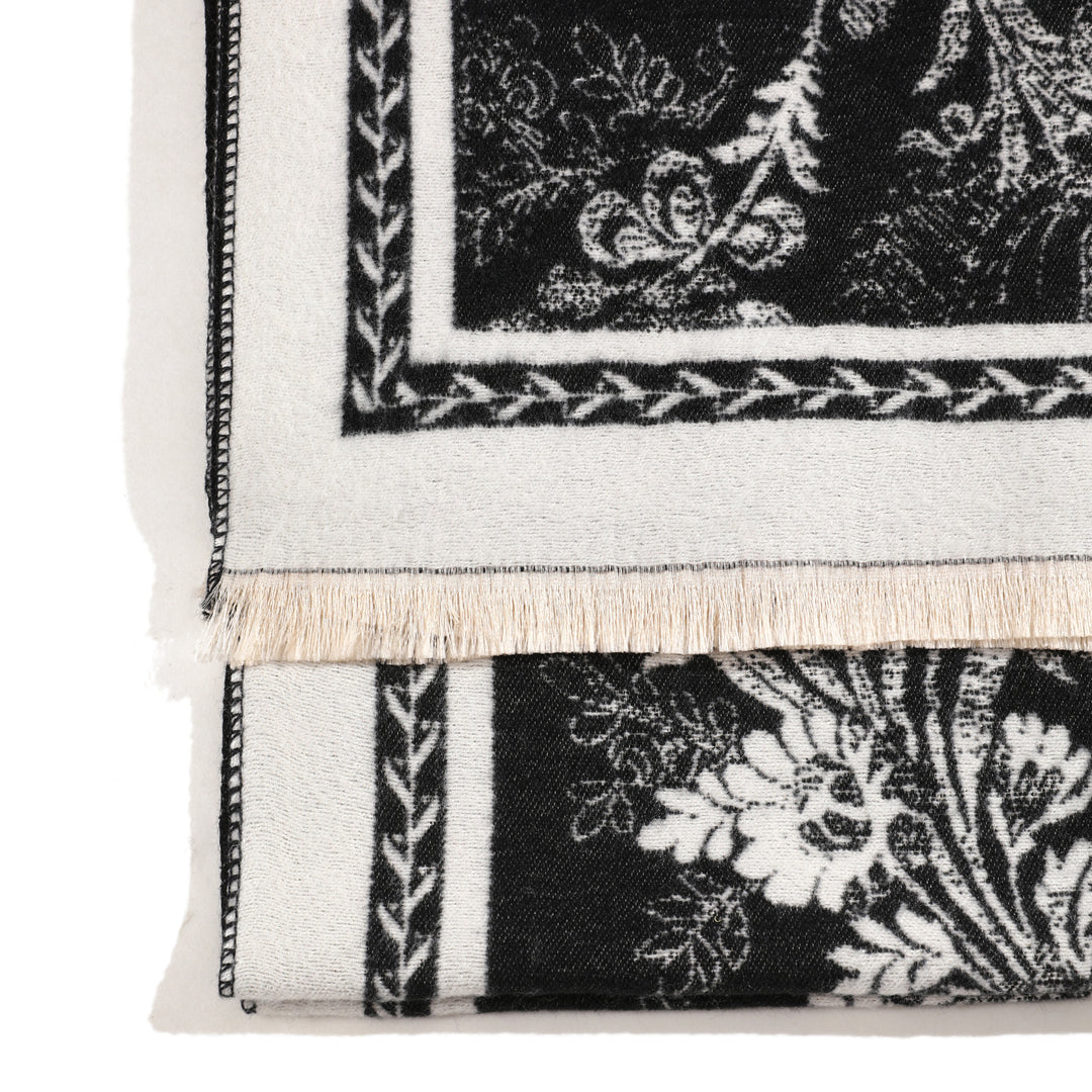 Midnight Bloom Shawl